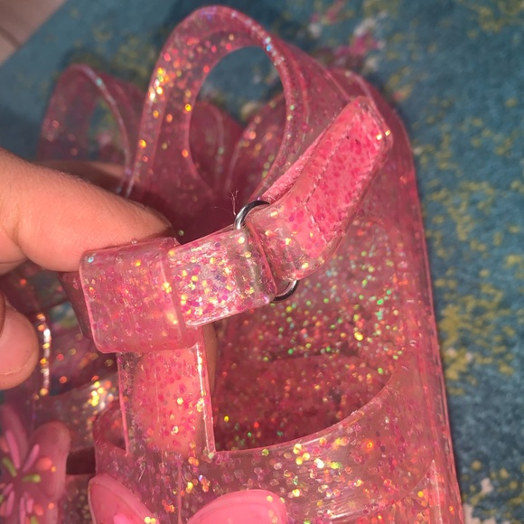 Carters Toddler Girl Butterfly Jelly Sandals - Picture 3 of 7